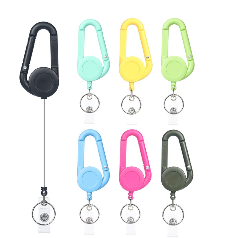 Chain Lock Combination - Portachiavi Retrattile Carino con Cordino in